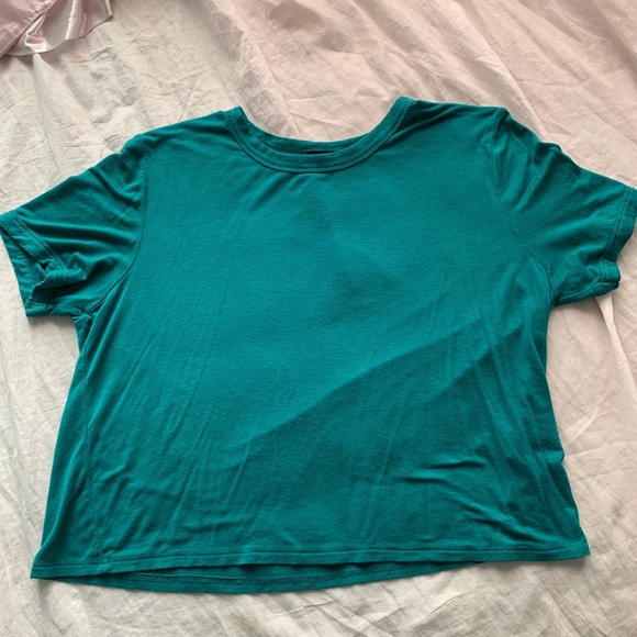 Teal short sleeve shirt - Picture 1 of 5